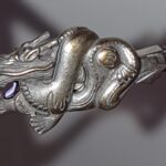 Detail Element aus Sterling Silber Drachen