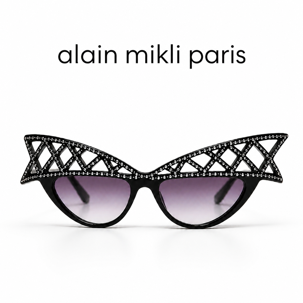 alain mikli paris Modell: wings Color: schwarz Dekor: crystals „New Old Stock“